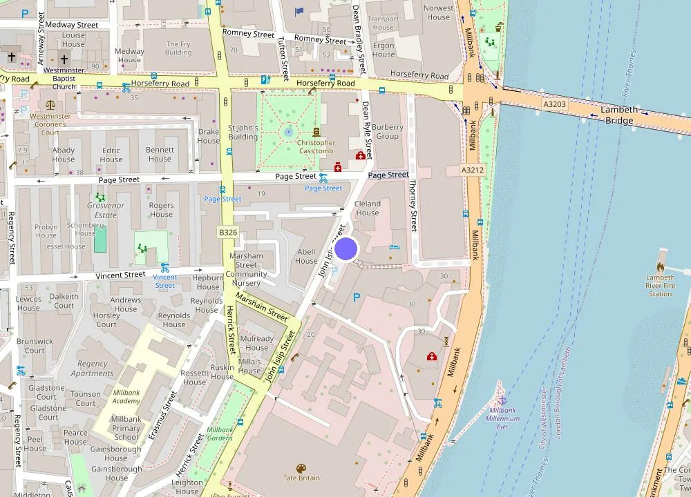 Map: Riu Plaza London The Westminster